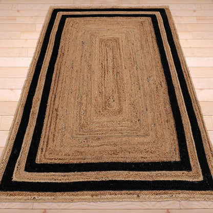 Indian Hand Braided Beige Living Room Jute Rugs