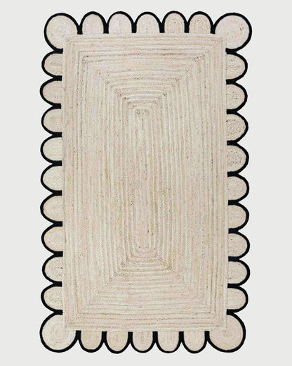 Hand Braided Gray Entry Way Jute Rugs