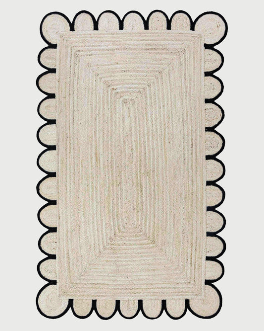 Hand Braided Gray Entry Way Jute Rugs