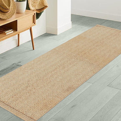 Trendy Hand Braided Brown Home Decor Jute Rugs