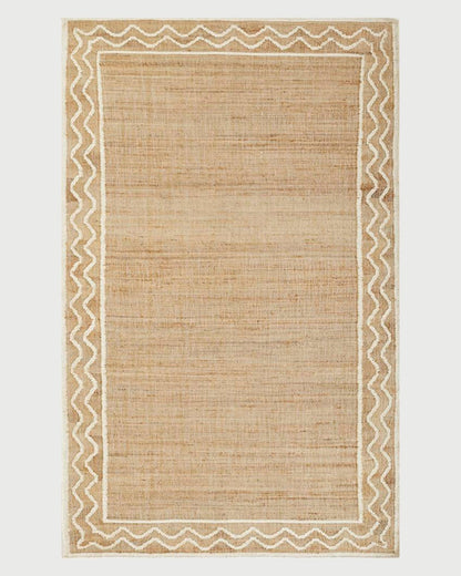 Hand Braided White Attractive Interior Jute Rugs