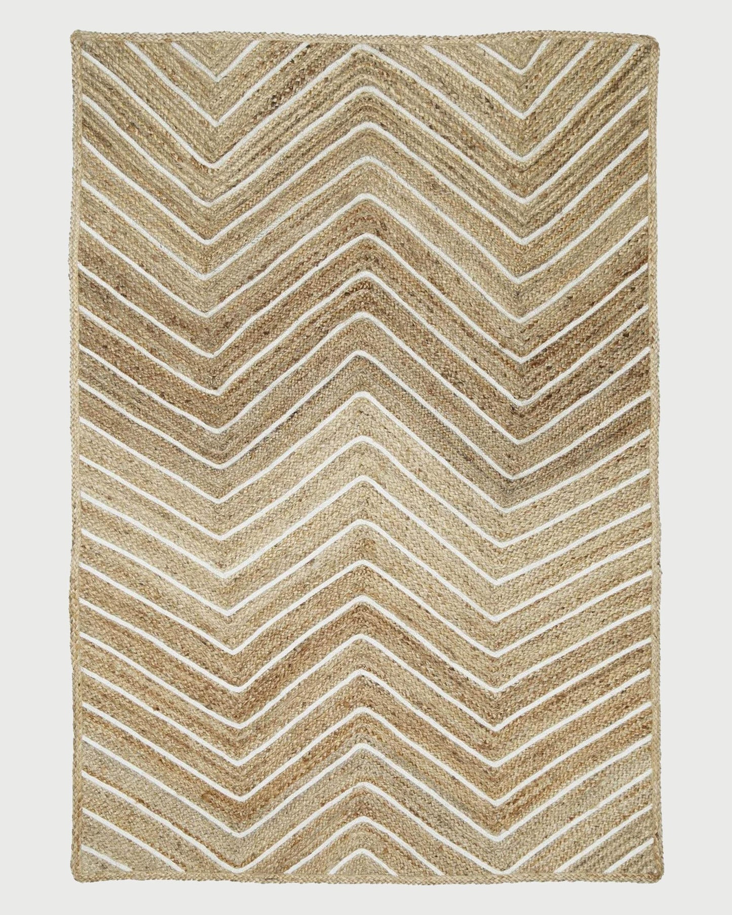 Traditional Hand Braided Beige Interior Jute Rugs