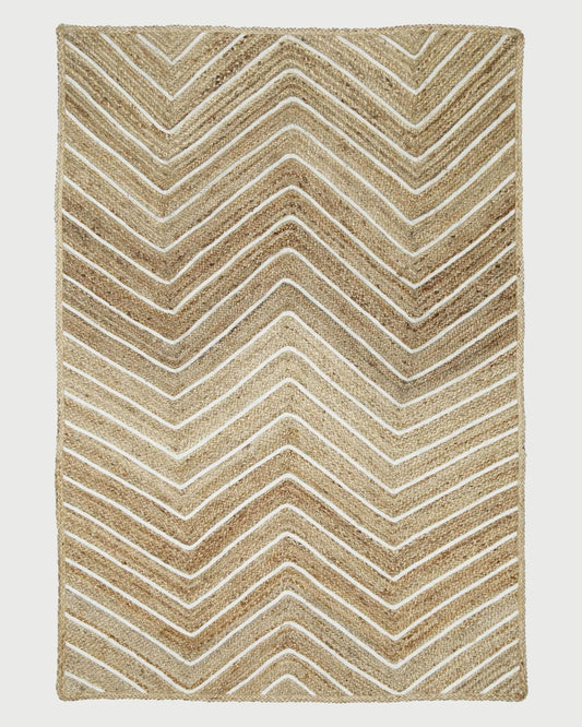 Traditional Hand Braided Beige Interior Jute Rugs