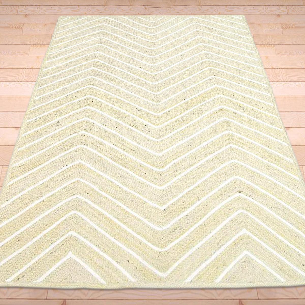 Indian Hand Braided Gray Indoor Jute Rugs