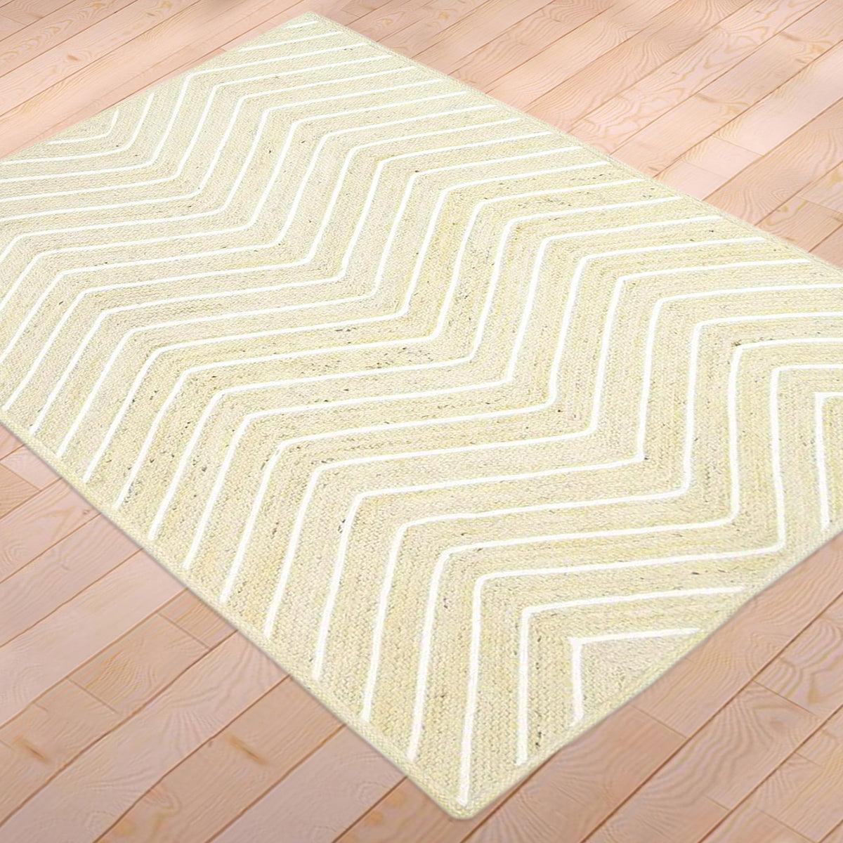 Indian Hand Braided Gray Indoor Jute Rugs