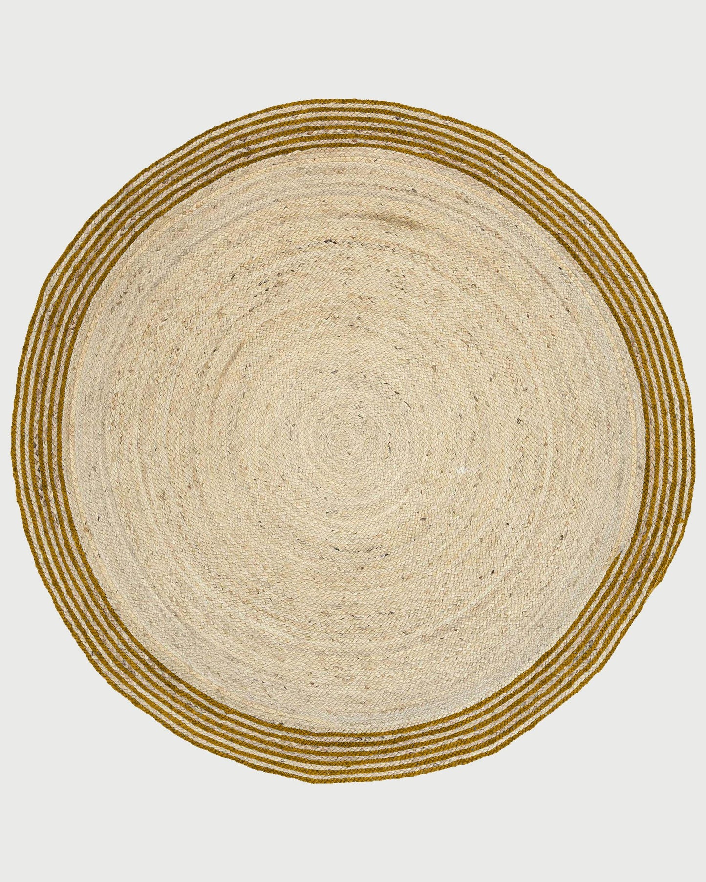 Hand Braided Brown Trendy Sea House Round Jute Rug