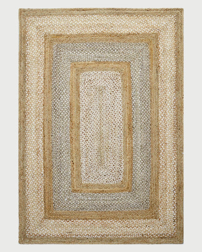 Oriental Hand Braided Beige Home Decor Jute Rugs