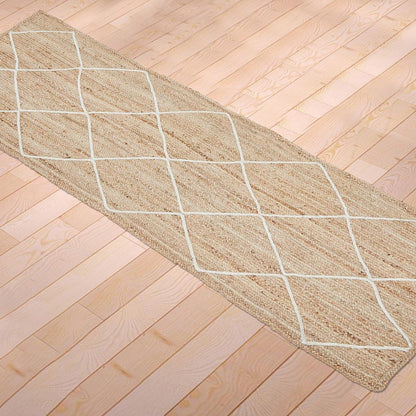 Beige Hand Braided Sea House Jute Rugs