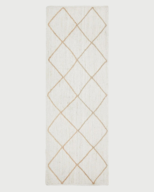 Traditional Beige Hand Braided Hallway Jute Rugs