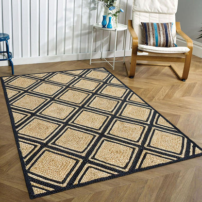 Trendy Hand Braided Beige Indoor Jute Rugs