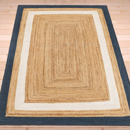 Attractive Hand Braided White Outdoor Jute Rugs