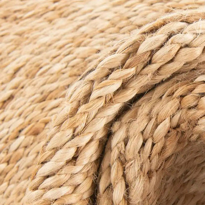 Attractive Hand Braided White Outdoor Jute Rugs