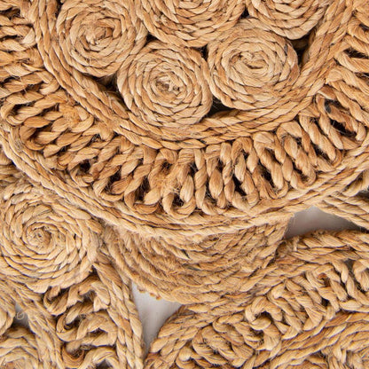 Traditional Hand Braided Beige Indoor Jute Rugs