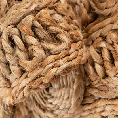 Traditional Hand Braided Beige Indoor Jute Rugs