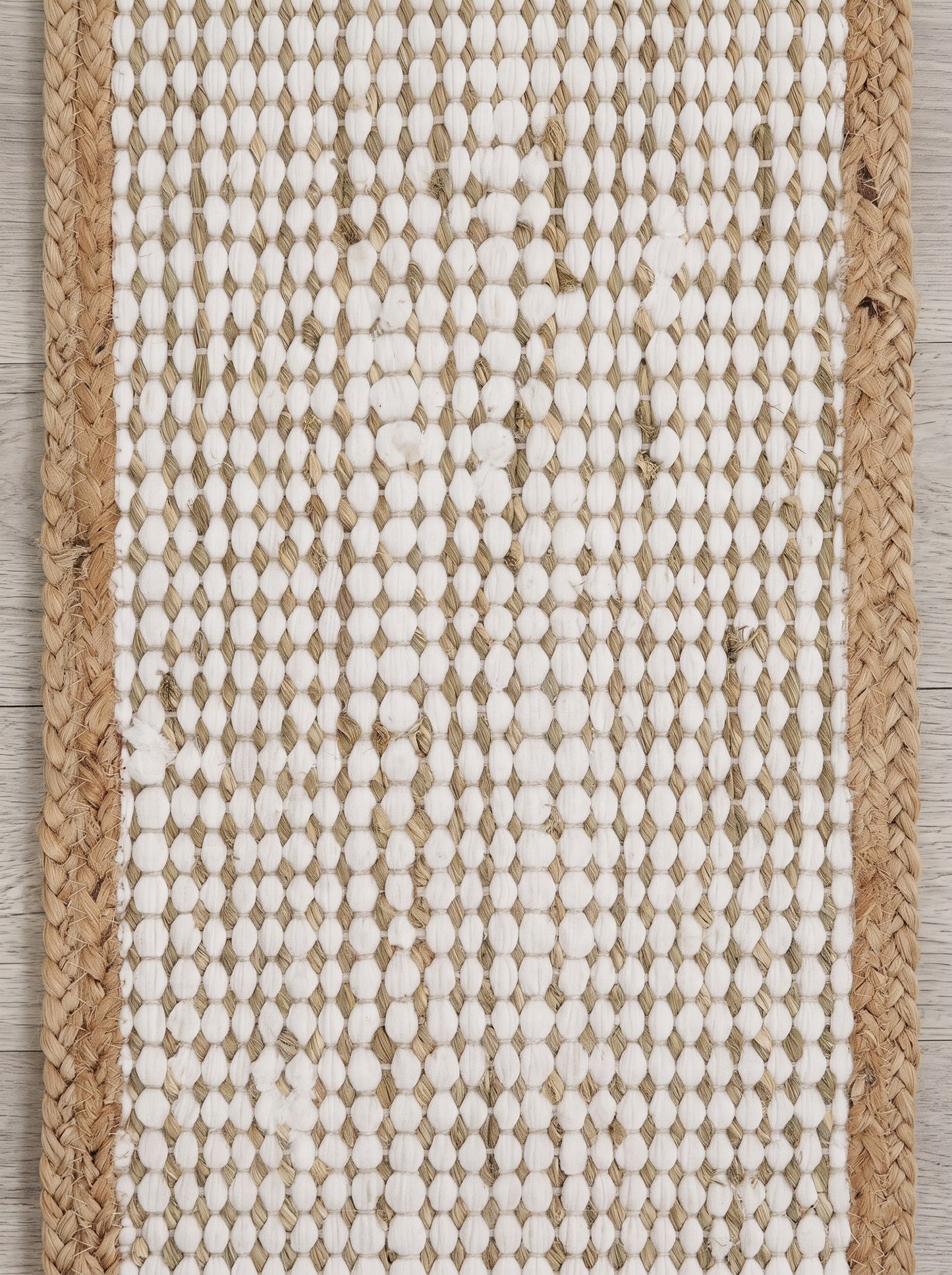 Handwoven Braided Jute Stair Treads – Sisal Boho Farmhouse Rug Set