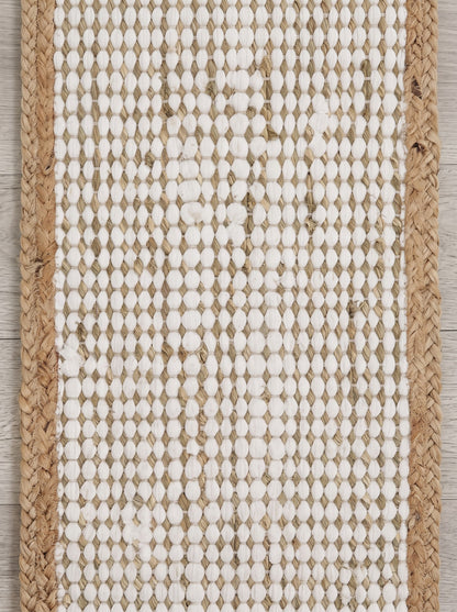 Handwoven Braided Jute Stair Treads – Sisal Boho Farmhouse Rug Set