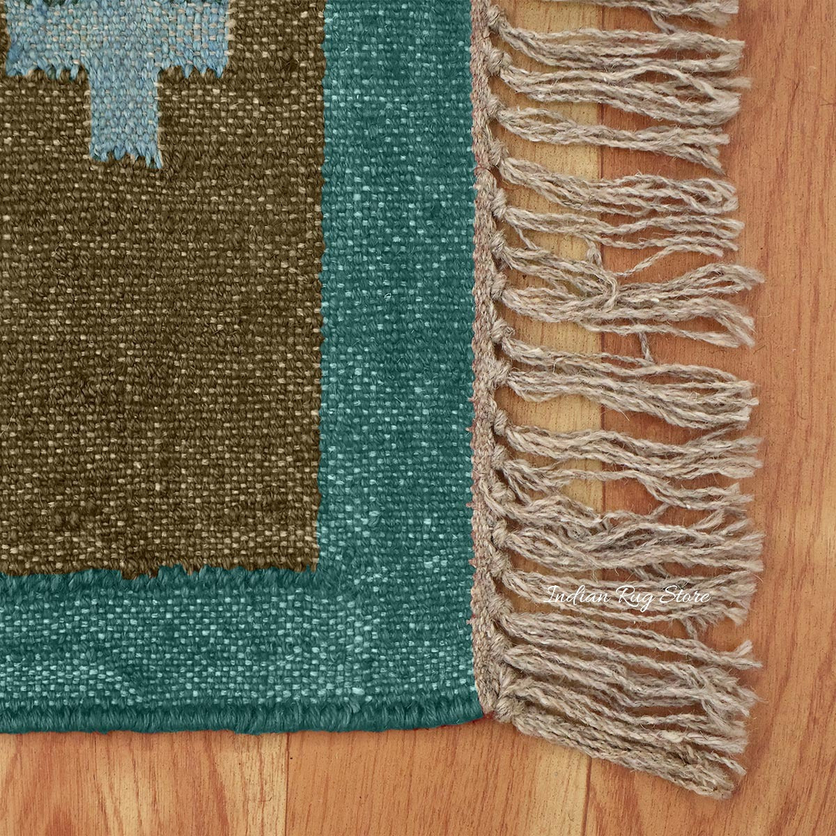 Rectangle Black Grayish Brown Hand Woven Bed Room Wool Jute Rug