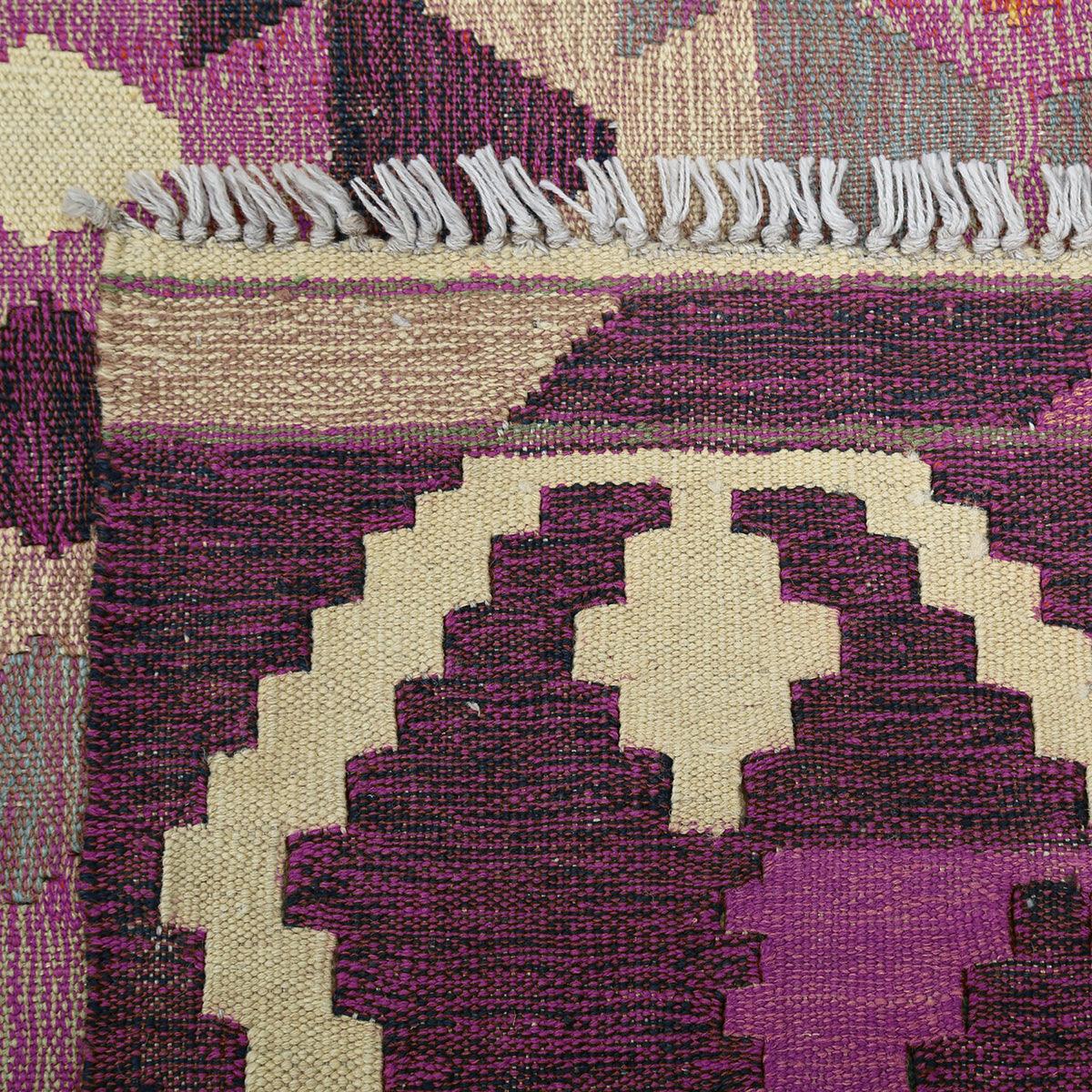 Pink Hand Woven Wool Kilim Bed Room Rug WK-502