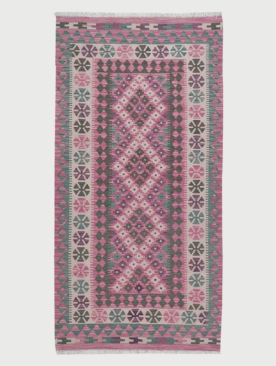 Natural Wool Hand Woven Kilim Large Rug For Home Decorative WK-514