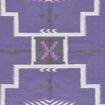 Hand Woven Wool Kilim Rug For Decorative Living Room WK-516