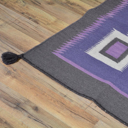 Hand Woven Wool Kilim Rug For Decorative Living Room WK-516