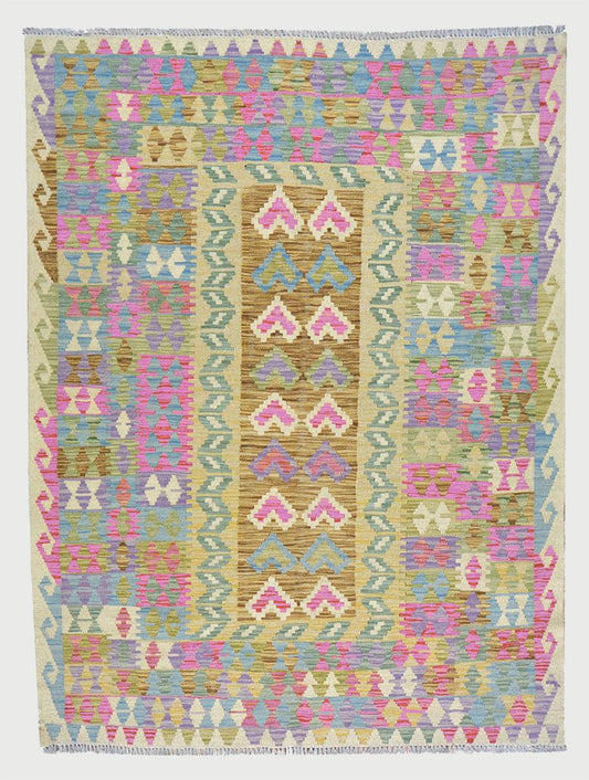 Tappeto Kilim in lana tessuto a mano per soggiorno corridoio WK-517