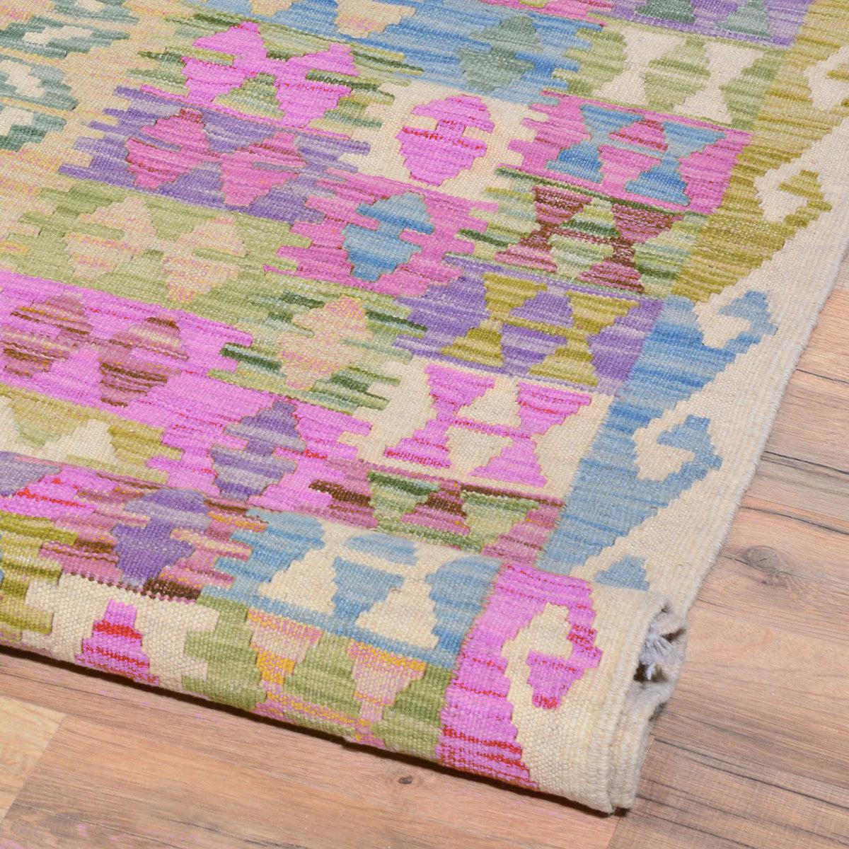 Hand Woven Wool Kilim Rug For Living Room Hall WK-517