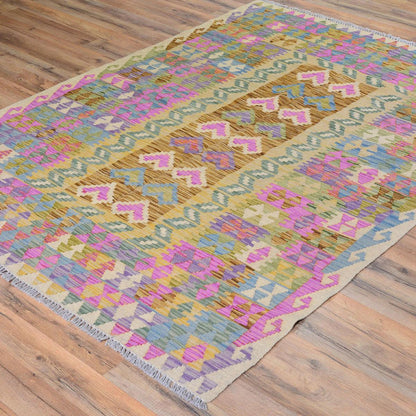 Hand Woven Wool Kilim Rug For Living Room Hall WK-517