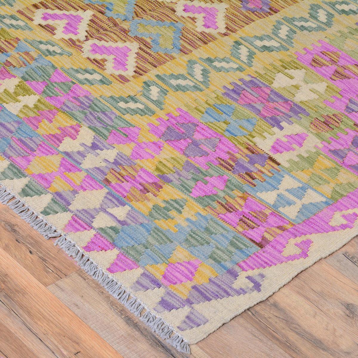 Tappeto Kilim in lana tessuto a mano per soggiorno corridoio WK-517