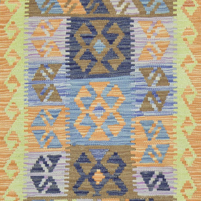 Hand Woven Wool Kilim Rug for Bedroom Yoga Mat WK-570