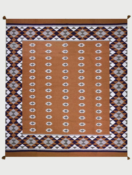 Alfombra Kilim de lana tejida a mano para sala de estar WK-577