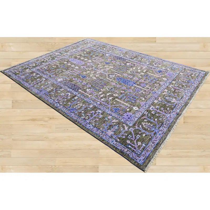 Hand Knotted Gray Wool Kilim Outdoor Patio Rug WK-601