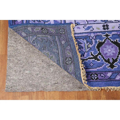 Blue Hand Knotted Wool Kilim Area Rug For Yoga Mat WK-605