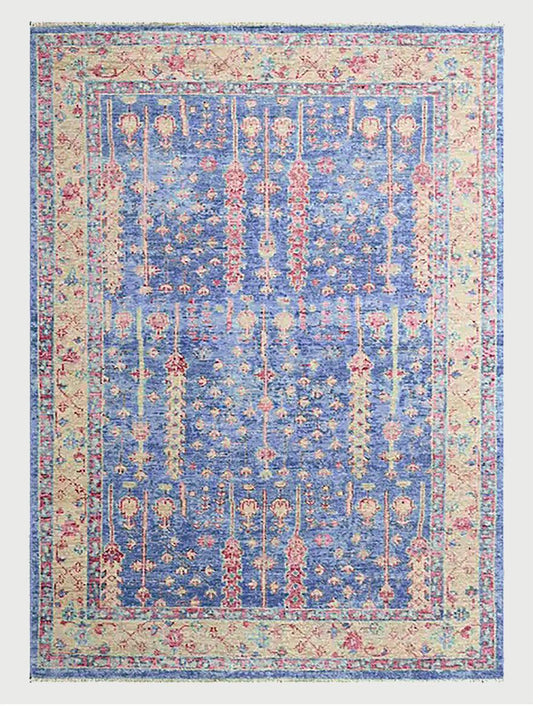 Premium Hand Knotted Wool Kilim Rug For Bedroom WK-609