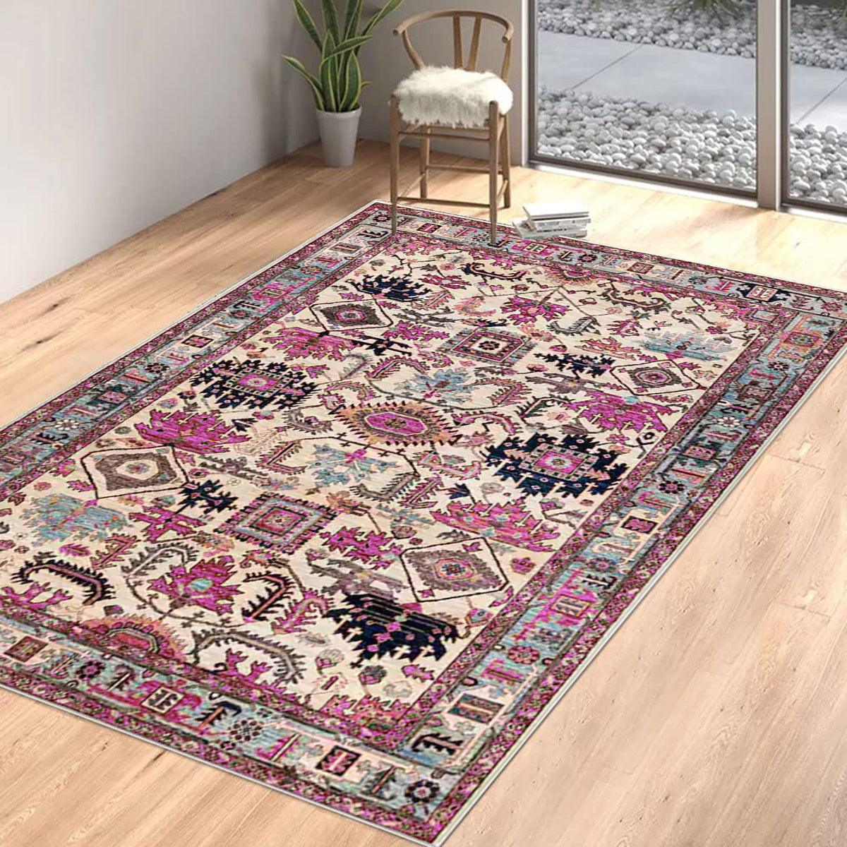 Hand Knotted Wool Kilim Area Rug for Living Room WK-610