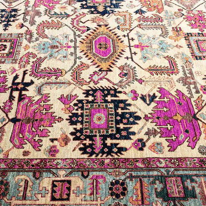 Hand Knotted Wool Kilim Area Rug for Living Room WK-610