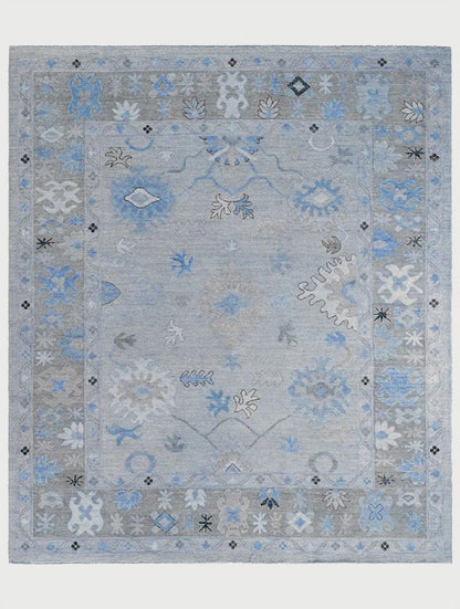 Traditional Hand Knotted Rug Beige For Dining Room WK-613