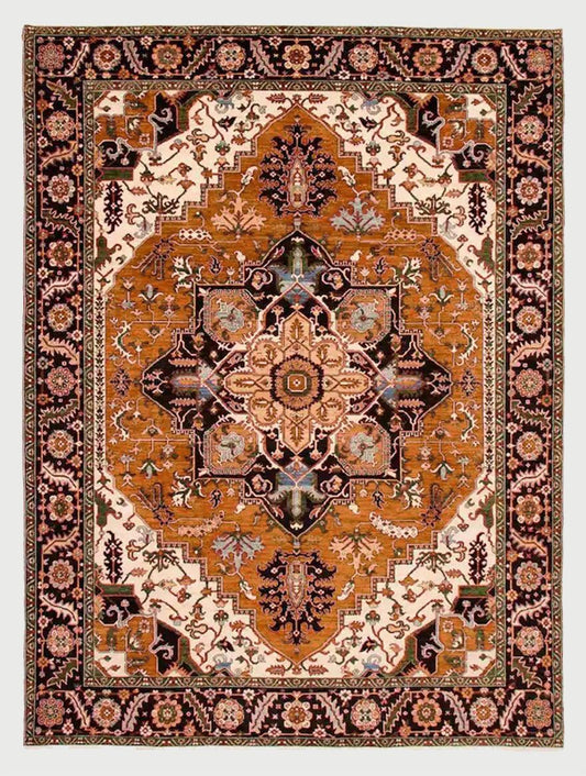 Hand Knotted Wool Kilim Area Rug For Hall Patio WK-616