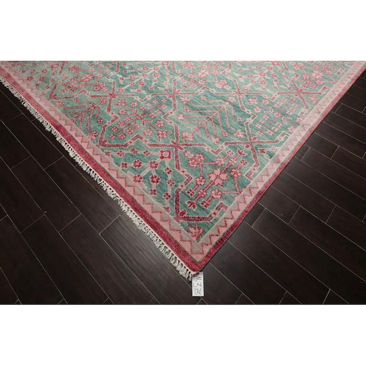 Hand Knotted Gray Wool Kilim Outdoor Patio Rug WK-618