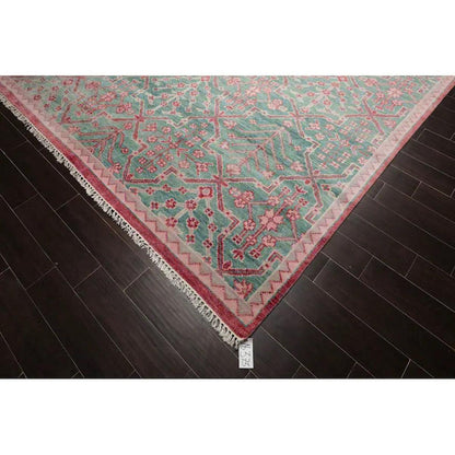 Hand Knotted Gray Wool Kilim Outdoor Patio Rug WK-618