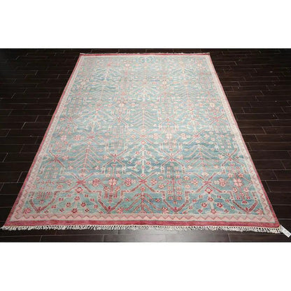 Hand Knotted Gray Wool Kilim Outdoor Patio Rug WK-618