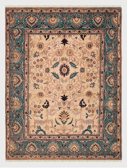 Hand Knotted Wool Kilim Area Rug Traditional For Living Room WK-630