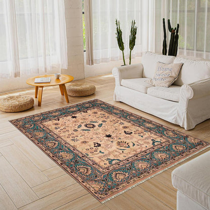 Hand Knotted Wool Kilim Area Rug Traditional For Living Room WK-630