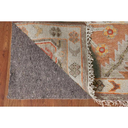 Hand Knotted Oushak Rug Green For Bedroom WK-635