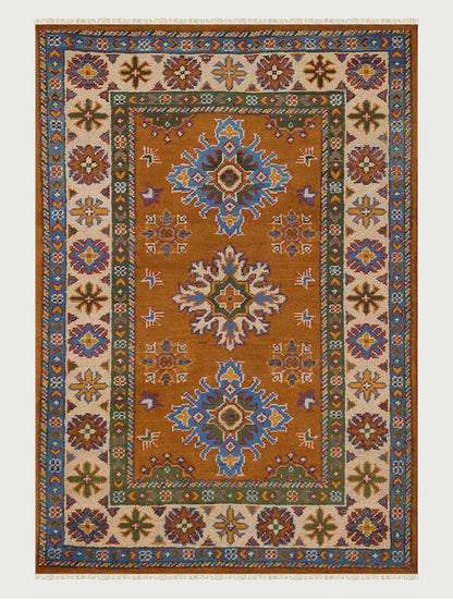 Hand Knotted Wool Kilim Area Rug For Living Room WK-637