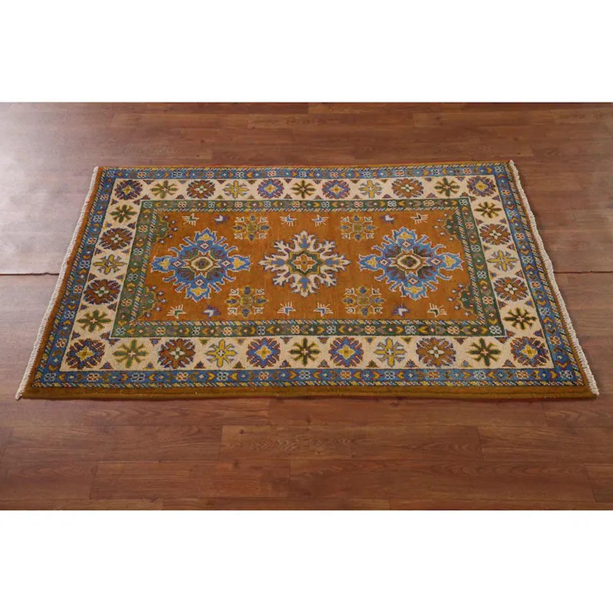 Hand Knotted Wool Kilim Area Rug For Living Room WK-637