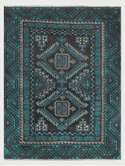 Traditional Hand Knotted Wool Kilim Area Rug For Bedroom WK-639