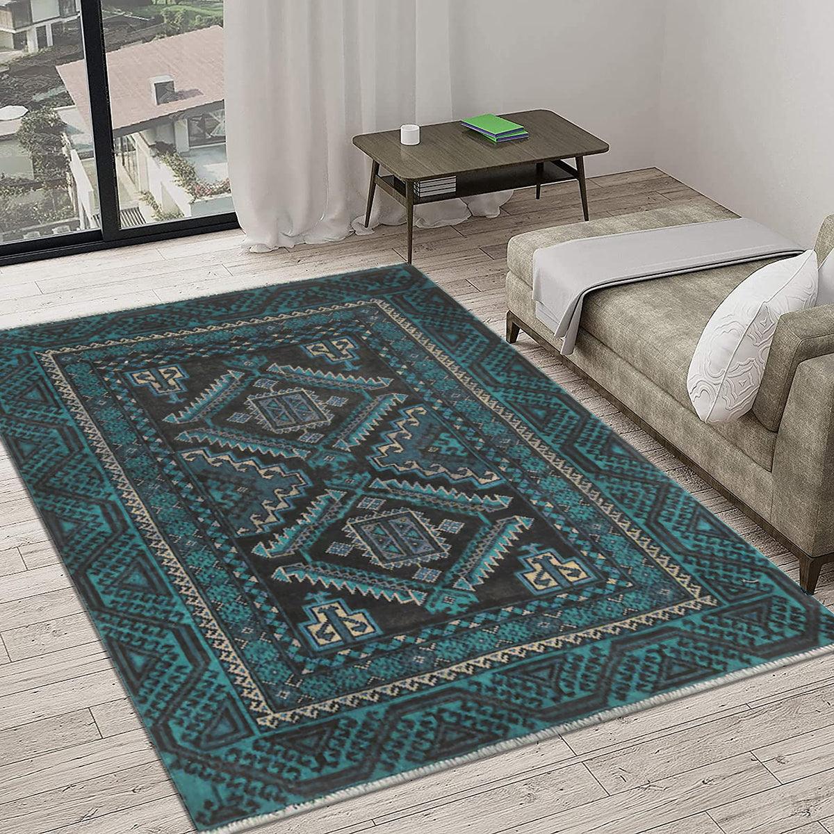 Traditional Hand Knotted Wool Kilim Area Rug For Bedroom WK-639