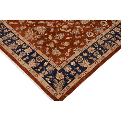 Hand Knotted Wool Kilim Area Rug Traditional For Living Room WK-640