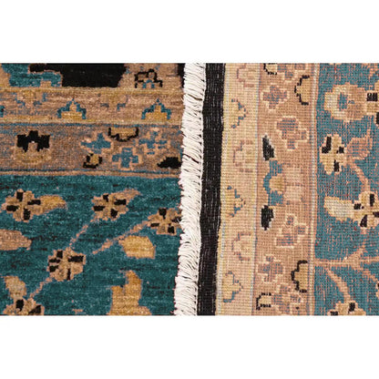 Hand Knotted Wool Kilim Rug For Bedroom Hallway Blue WK-645